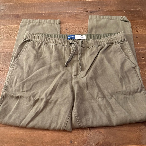 Old Navy Green Pull on Chinos Relaxed Fit xl - Picture 4 of 7